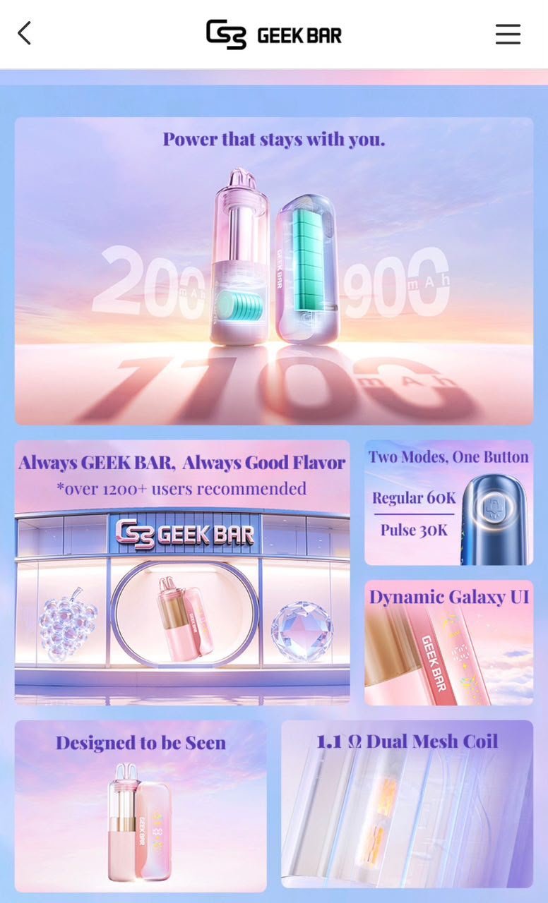 GEEK MATES 60K Puffs GEEK MATES 60K Puffs