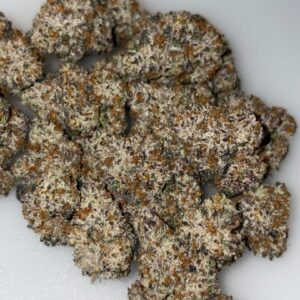 Milky Beltz cannabis strain, Milky Beltz strain, Milky Beltz cannabis, Milky Beltz flower, Milky Beltz weed strain, Milky Beltz hybrid, Teds Budz Milky Beltz, Sugar Factory Milky Beltz, Rainbow Belts genetics, Animal Cookies genetics, Lemon Cherry genetics, exotic cannabis flower, premium cannabis flower, sweet cannabis strain, fruity cannabis strain, candy cannabis strain, creamy cannabis strain, dessert cannabis strain, Rainbow Sherbet aroma, bubblegum cannabis, peach yogurt flavor, fruity cannabis flower, piney cannabis, terpene-rich flower. Teds Budz identifies Milky Beltz as Rainbow Belts × Animal Cookies × Lemon Cherry and describes its aroma and palate with rainbow sherbet, bubblegum, piney gas, candy, fruity and peach-yogurt notes.